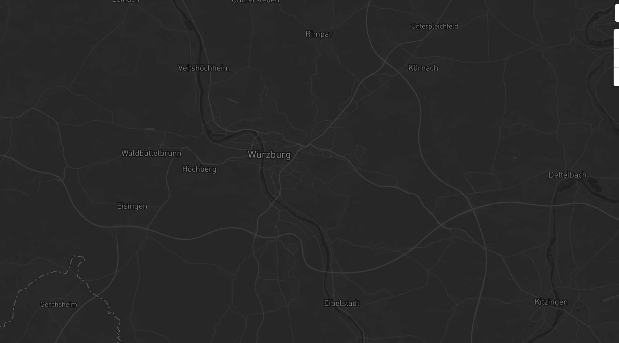Einsatzgebiet rund um Würzburg